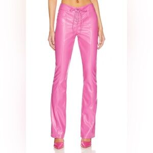 h:ours Annalise Pant in Hot Pink